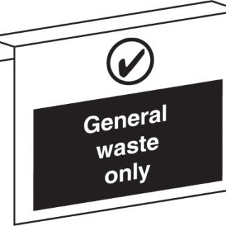 General Waste Only Sign