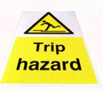 Trip Hazard Floor Sign