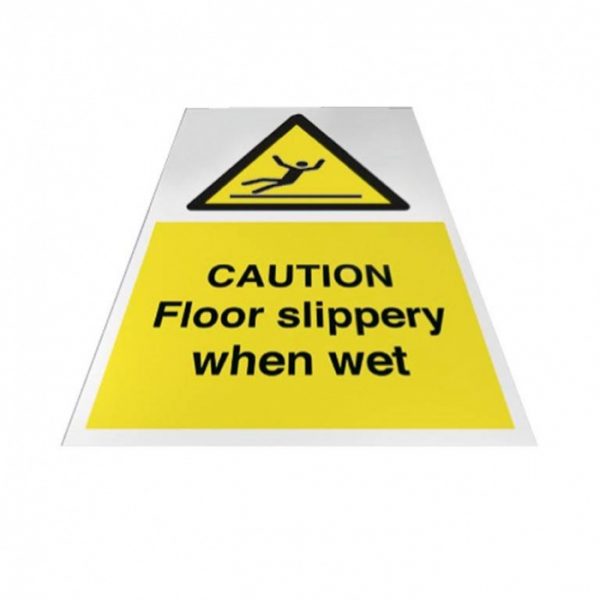 Caution Floor Slippery When Wet Floor Sign APP Site Services