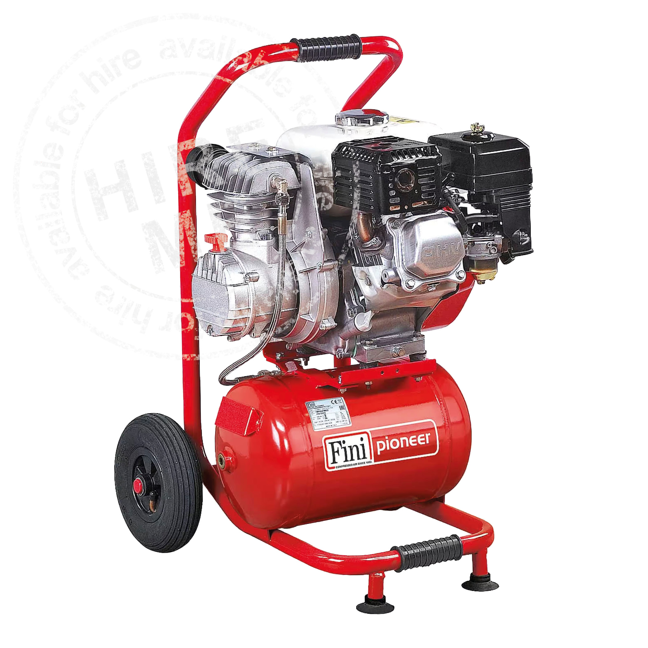 Petrol compressor hire